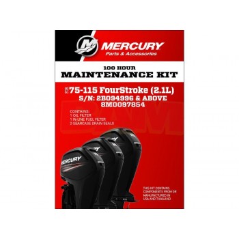 Mercury 100 Hour Maintenance Kit for 75hp-115hp Fourstroke