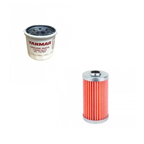 YM & GM Oil Filter & Fuel Filter Set 